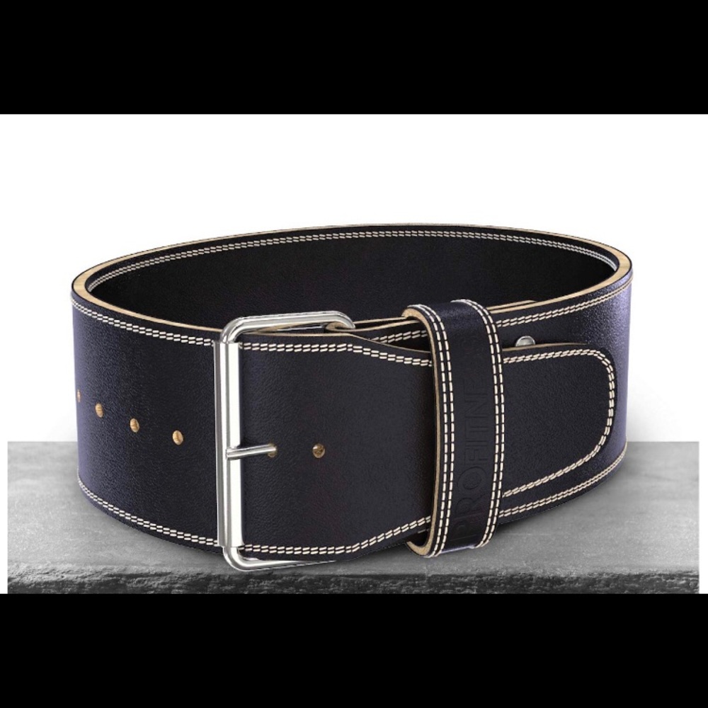 ProFitness Powerlifting Leather Belt